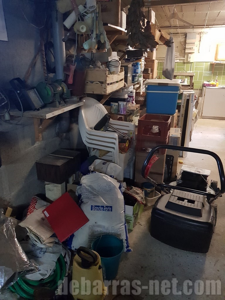 Débarras de garage de maison